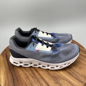On Running Cloudstratus Shoes Mens Size 11.5 Gray Running Comfort Walking Gym